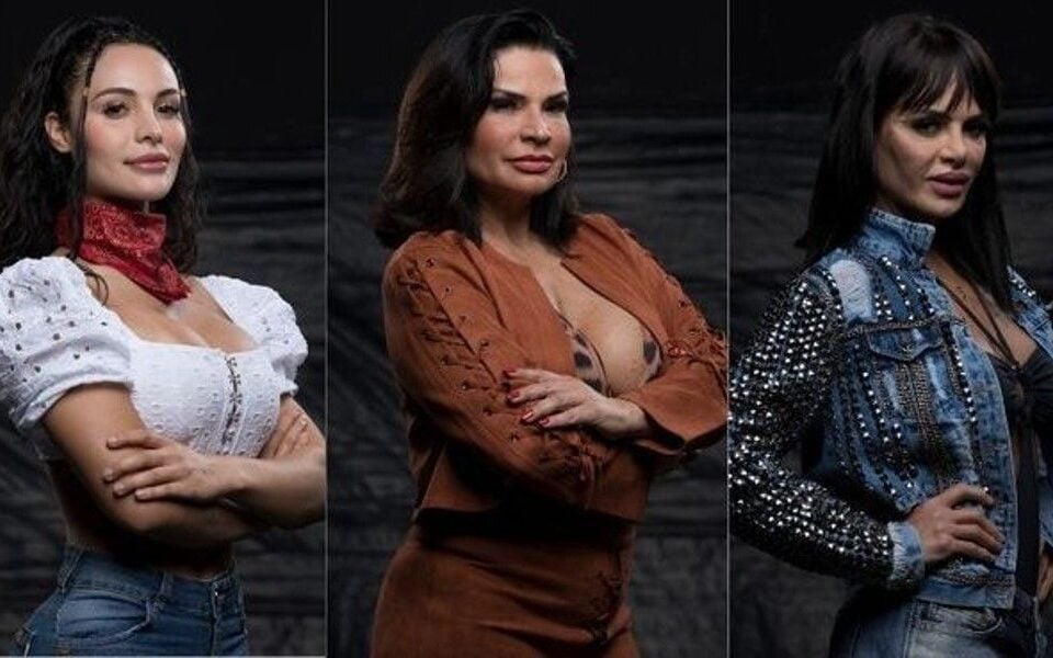 Aline, Solange e Valentina disputam roça em A Fazenda