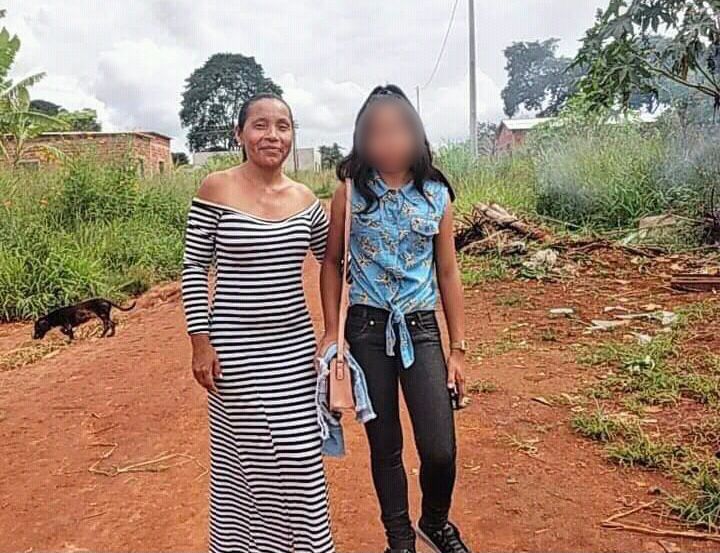 Na foto, Keiliane Paulino e Nadyme Kelly (mãe e filha). (Foto: Arquivo Pessoal)