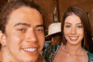 Internautas o acusaram de só querer parceira que dê filho a ele. Maria Lina diz que foi Whindersson Nunes quem terminou e humorista rebate