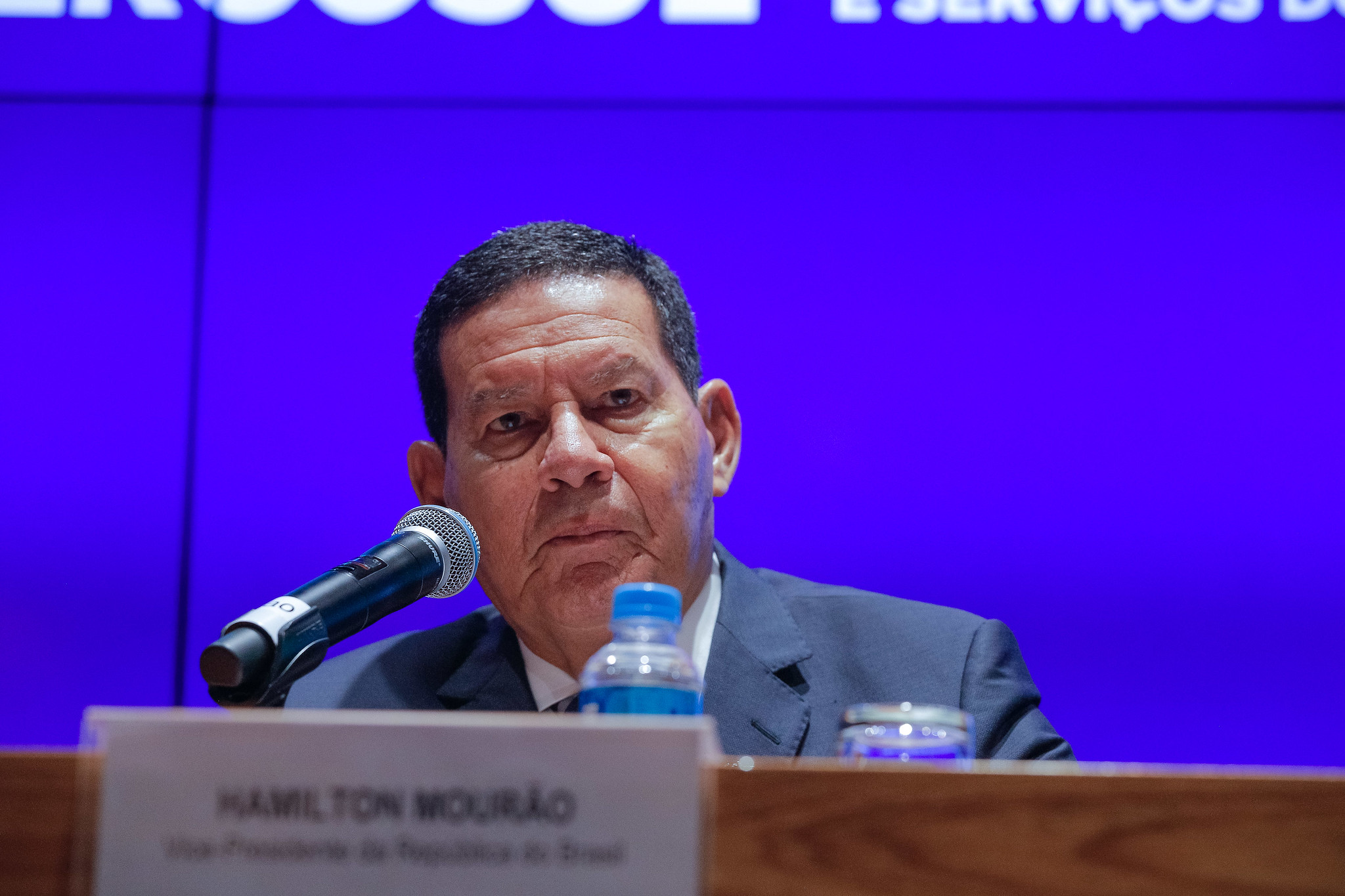 Vice-presidente Hamilton Mourão admite possibilidade de disputar eleição para governador no Rio de Janeiro (Foto: Flickr da vice-presidência)
