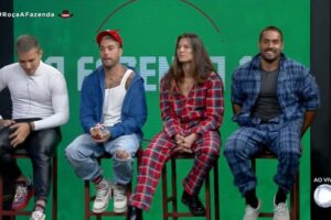 A Fazenda: Gui Araujo, MC Gui, Dayane Mello e Bil estão na Roça