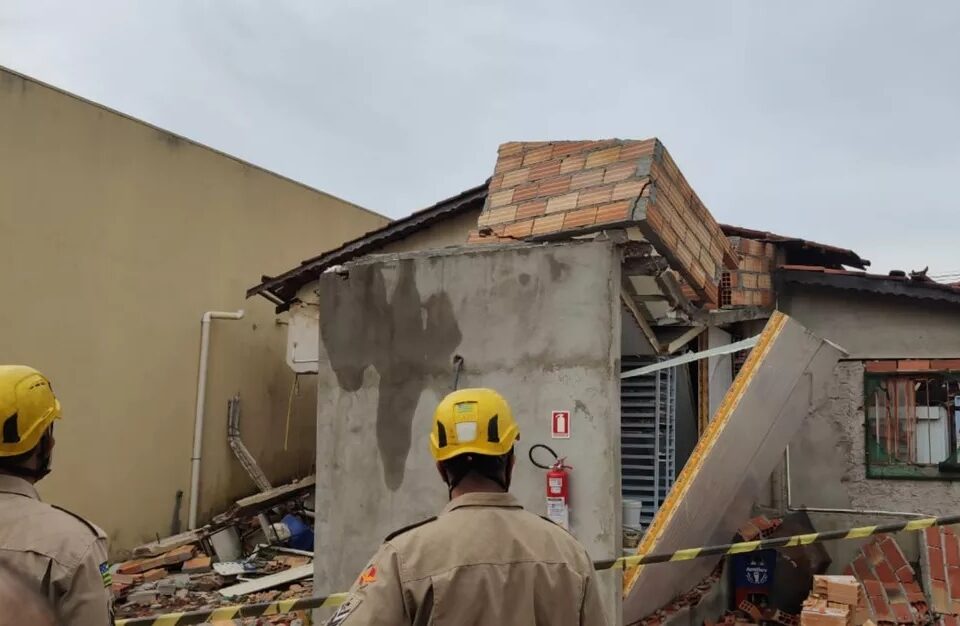 Padaria atingida por explosão deve ser demolida, diz Defesa Civil (Foto: CBMGO - Divulgação)