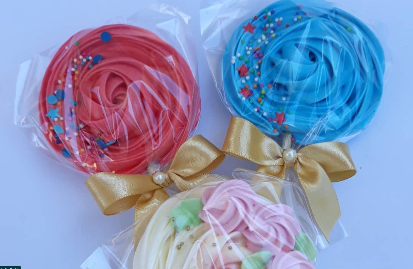 Pirulitos de suspiro, da Doces Suspiros 