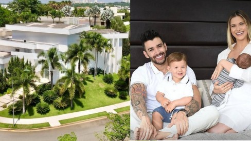 Gusttavo Lima e Andressa Suita colocam à venda mansão de R$ 8,5 milhões