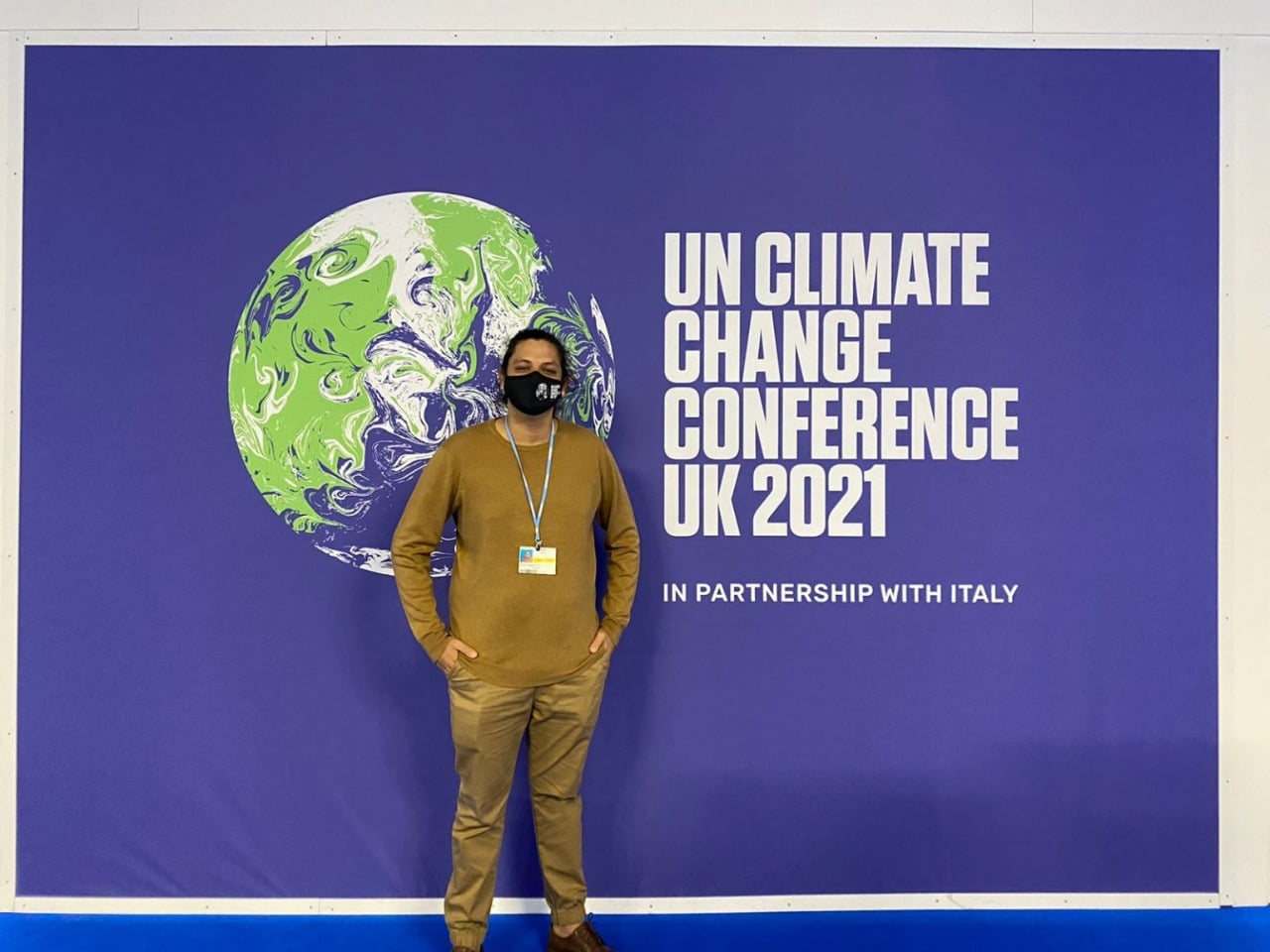 Jovem anapolino em marcha pelo clima.