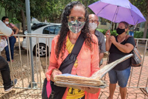 Professora guarda foto que tirou com Iris: "uma pessoa muito educada"