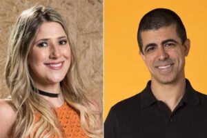 Dani Calabresa e Marcius Melhem se encontram em audiência