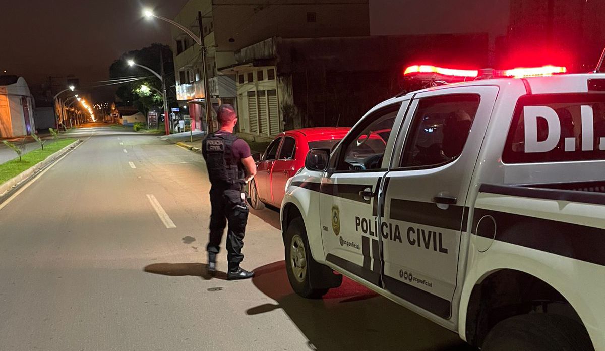 Operação da DICT é realizada aos finais de semana no município. (Foto: Divulgação/Polícia Civil)