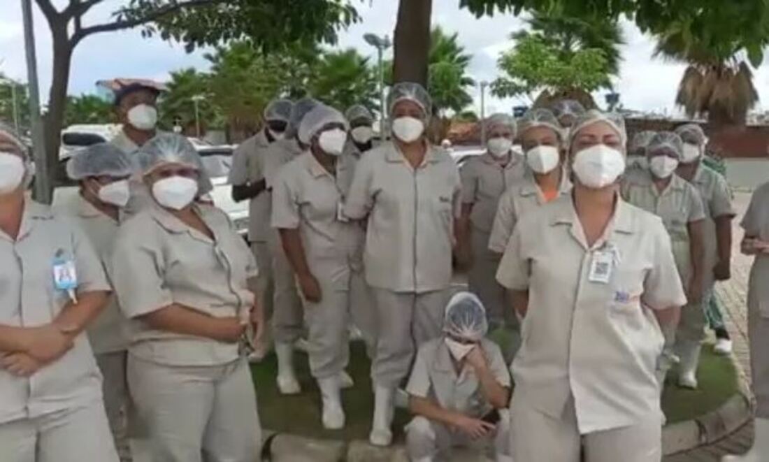 A empresa DM Clean disse que IBGH deve R$ 2,2 milhões para a limpeza terceirizada do HMAP. Os atrasos teriam causado a greve no local. (Foto: Reprodução)