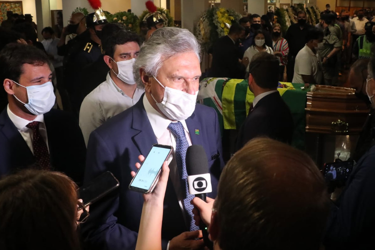 Caiado relembra última conversa com Iris Rezende