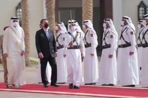 Bolsonaro durante viagem internacional