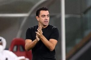 Xavi Hernandez durante partida