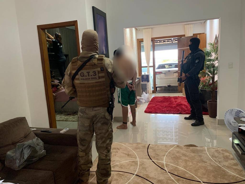 Um dos integrantes de golpe preso pela PC