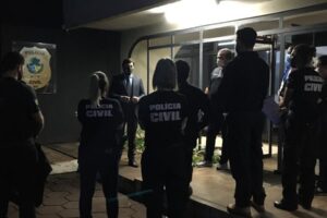 PC durante ação da Operação Peneira de Vime