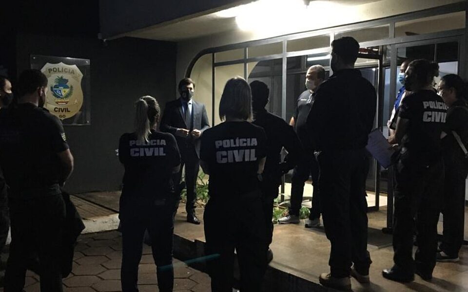 PC durante ação da Operação Peneira de Vime