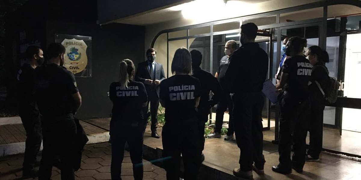 PC durante ação da Operação Peneira de Vime