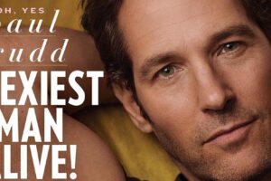 Paul Rudd é eleito o Homem Mais Sexy do Mundo e nega merecer título