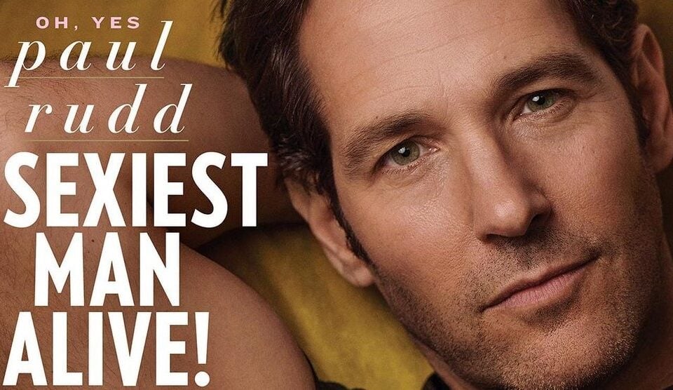 Paul Rudd é eleito o Homem Mais Sexy do Mundo e nega merecer título