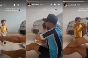 Murilo Huff compartilha vídeo com filho Leo; assista