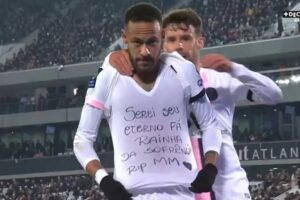 Neymar faz homenagem para a cantora goiana Marília Mendonça