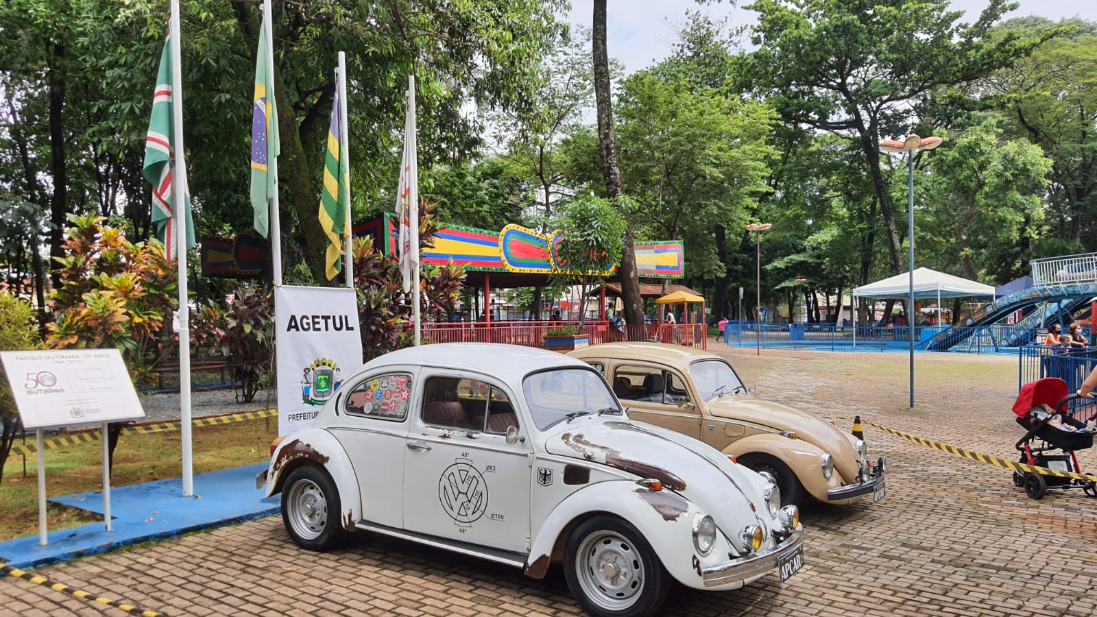 Carreata de carros antigos e exposição de fuscas em Goiânia celebram 'Dia Municipal do Fusca'