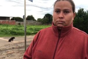 Maria Abadia Gomes dos Santos, 32 anos, que mora em Abadiânia (Foto: Jucimar de Sousa - Mais Goiás)