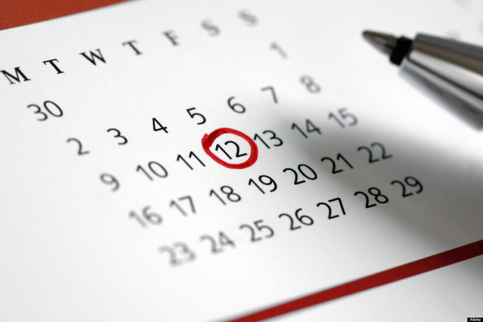 calendário
