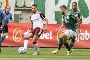 Jogo entre Flamengo e Palmeiras pelo Brasileiro