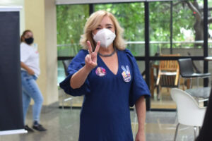 Valentina: "Ser a primeira a chegar para o debate mostra que valorizo esses espaços democráticos"