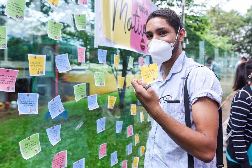 Davi Emanuel, 18 anos, que realiza prova do Enem na tarde desse domingo em Goiânia (Foto: Jucimar de Sousa - Mais Goiás)