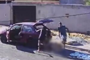 Suspeito de atirar em homem que teve o corpo jogado em rua no Jardim América é preso (Foto: Reprodução)