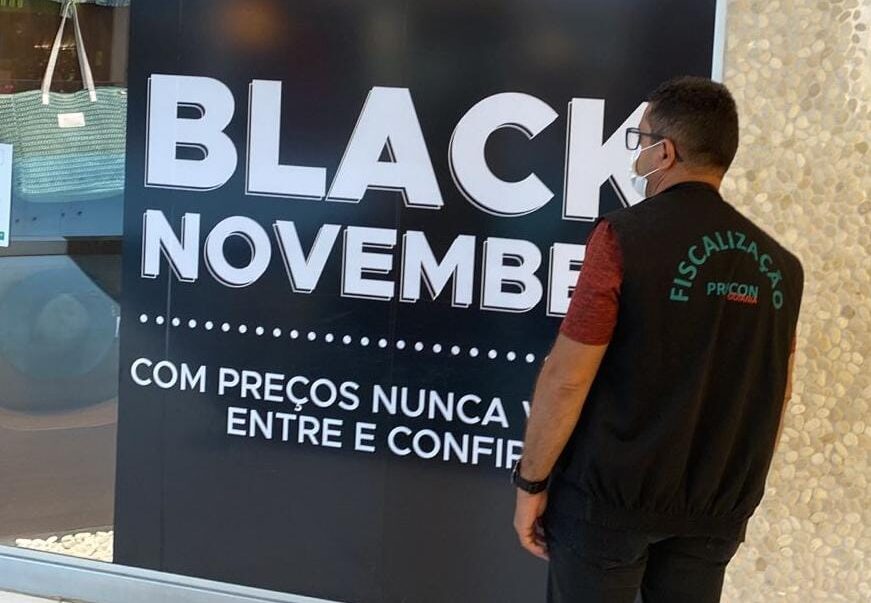 O Procon Goiânia realiza, durante toda a sexta-feira (26), operação de fiscalização da Black Friday, no comércio da capital. (Foto: divulgação)