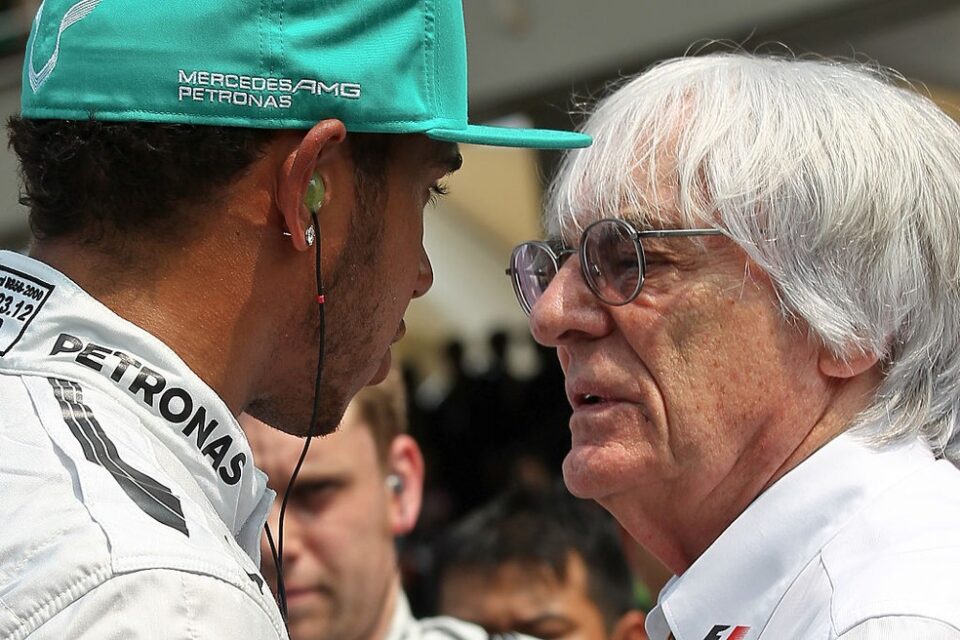 Lewis Hamilton e Bernie Ecclestone