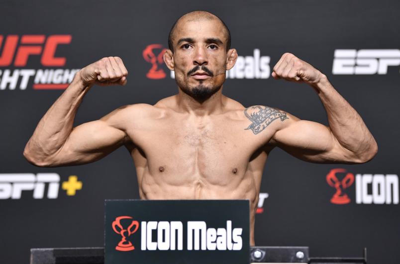 José Aldo durante pesagem do UFC
