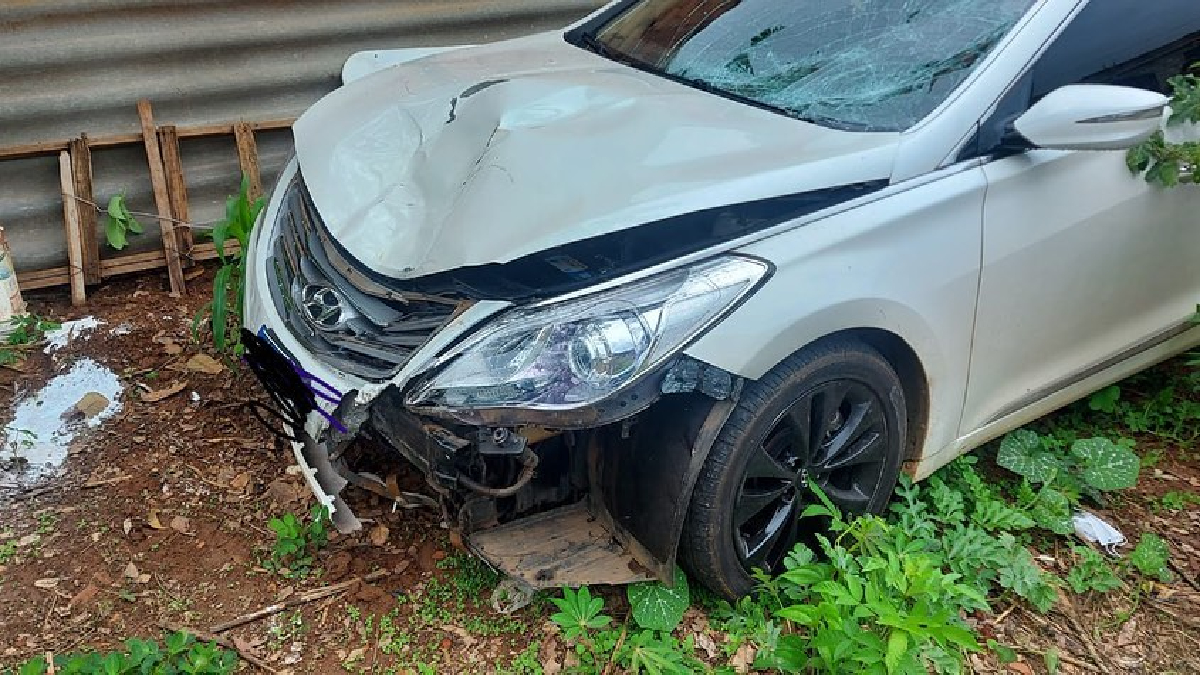 Motorista é preso suspeito de atropelar pai e filho ao furar sinal vermelho em Morrinhos