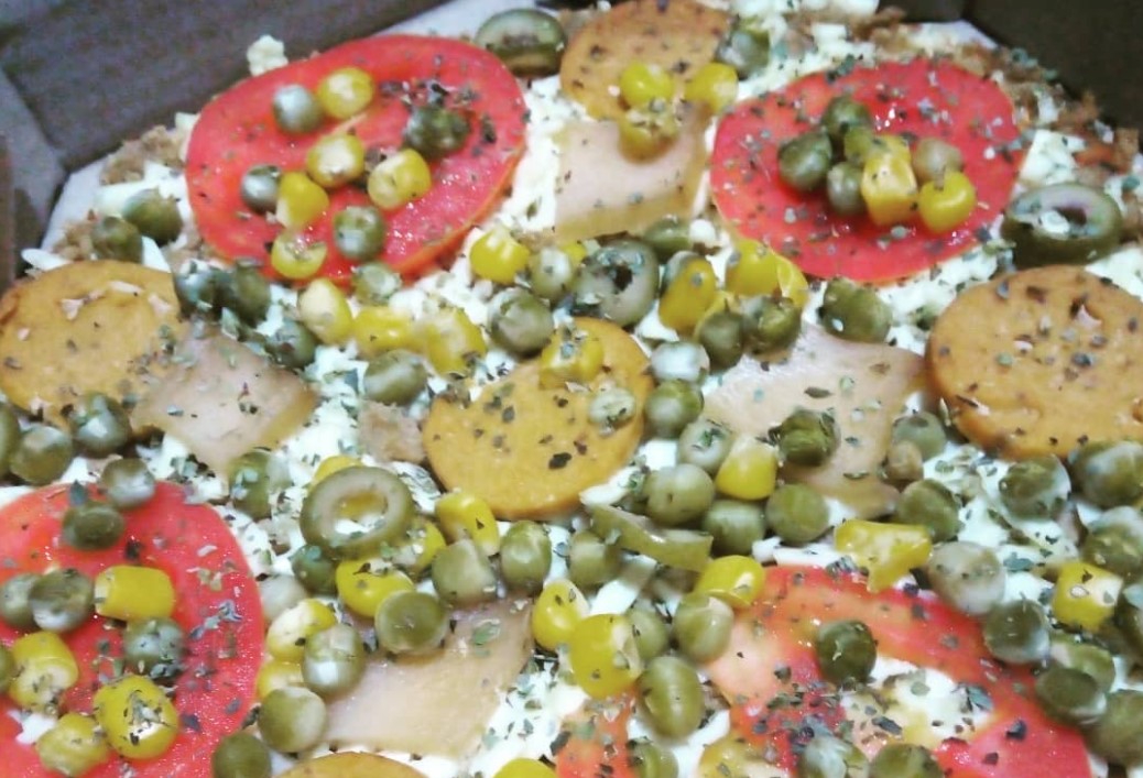 as pizzas são o destaque do cardápio, em versões veganas