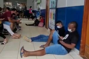 Leitora registra superlotação em UPA da Vila Esperança (Foto:Captura)