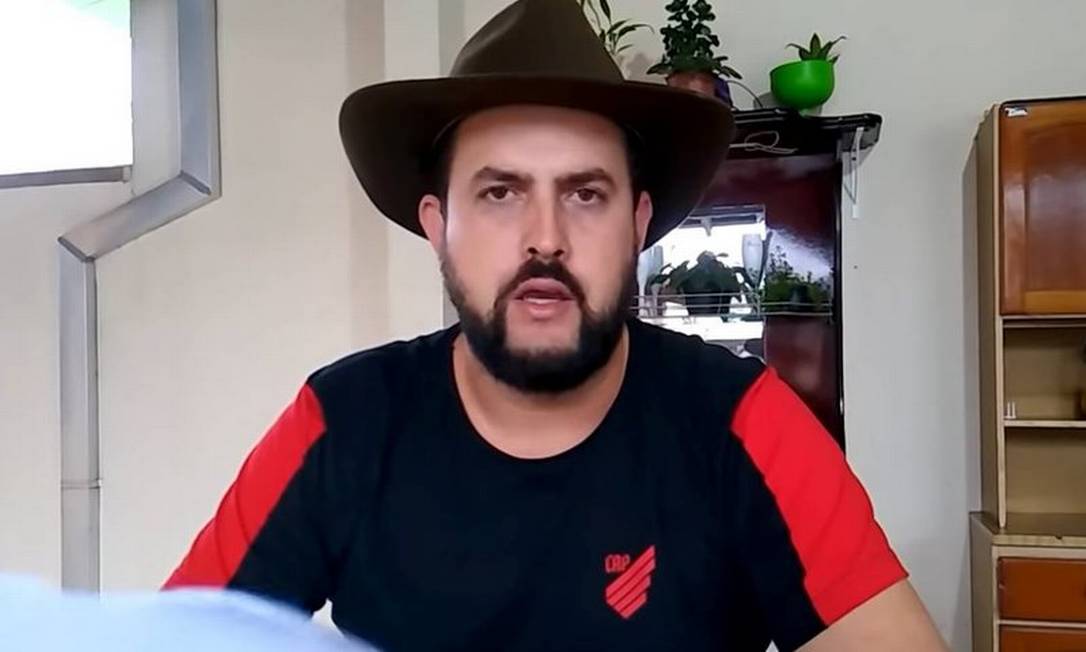 O líder bolsonarista Marcos Antônio Pereira Gomes, o Zé Trovão Foto: Reprodução