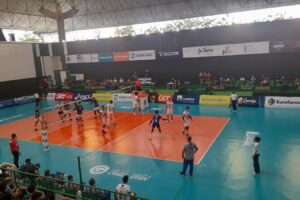 Partida entre Goiás Vôlei e Minas pela Superliga