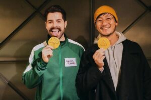 Alok lança música inspirada em 'Round 6' e encontra ator da série na Coreia