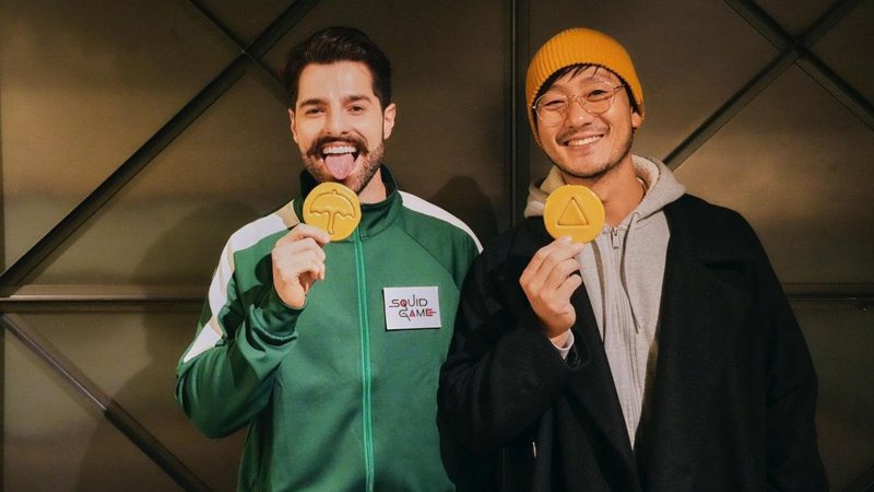 Alok lança música inspirada em 'Round 6' e encontra ator da série na Coreia