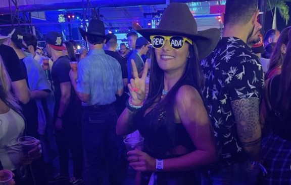 Franciane chegou a compartilhar as fotos do Jaguariúna Rodeo Festival em sua rede social Foto: Reprodução Instagram