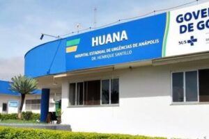 PM foi internado no Hospital de Urgências Dr. Henrique Santillo (Foto: Divulgação/Governo de Goiás)