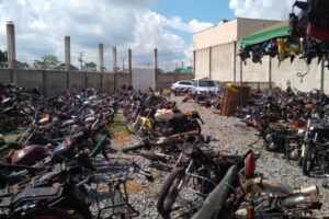 Operação apreende 176 motocicletas irregulares em Goiânia e Aparecida