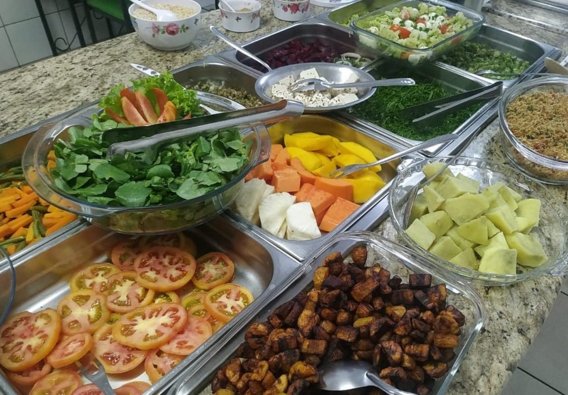 A casa serve uma alimentação mais saudável e natural