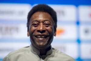 Pelé sorrindo