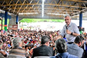 Governador Ronaldo Caiado em Jussara (Foto: Governo do Estado)