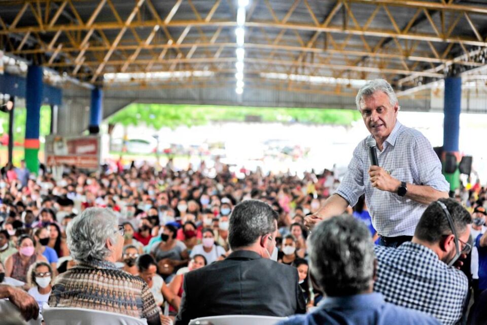 Governador Ronaldo Caiado em Jussara (Foto: Governo do Estado)