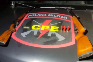 Homem tenta matar o amante da esposa e é preso em Caldas Novas (Foto: Polícia Militar de Caldas Novas)