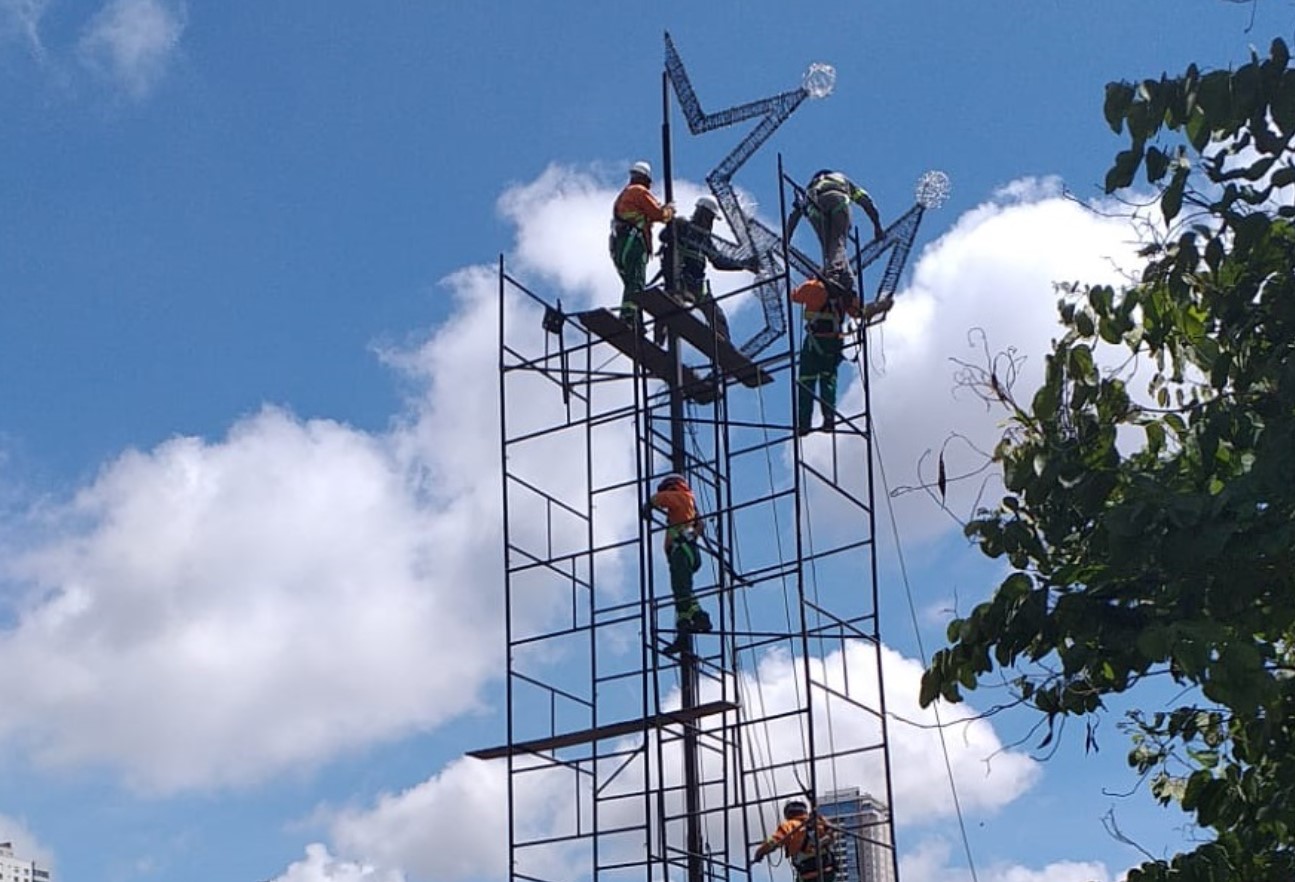 Árvore de Natal no Parque Vaca Brava terá 17 metros e mais de 80 mil luzes